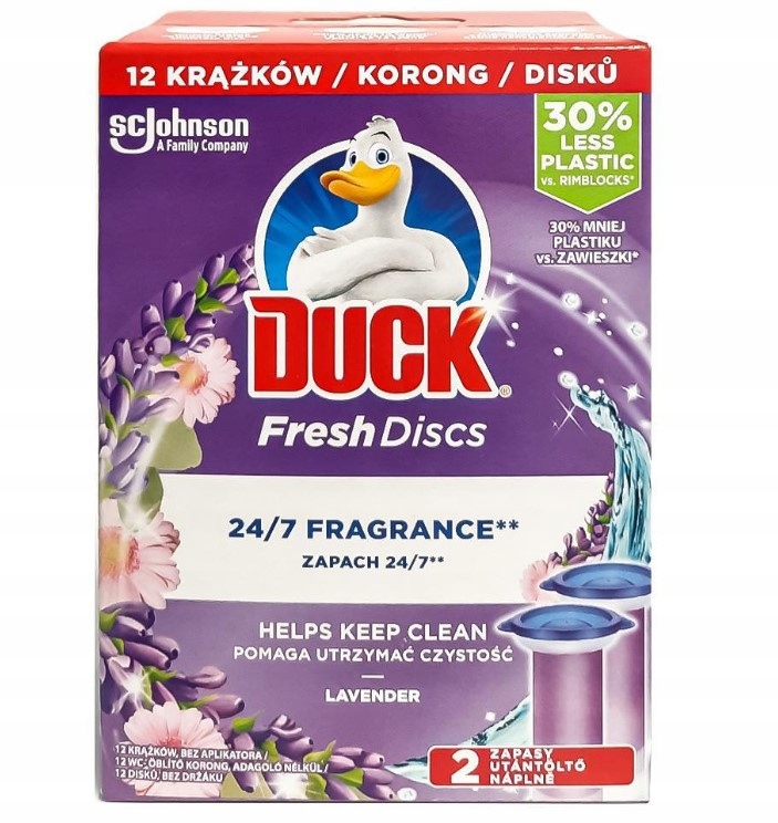 

Duck Lawenda krążek żelowy do Wc zapas