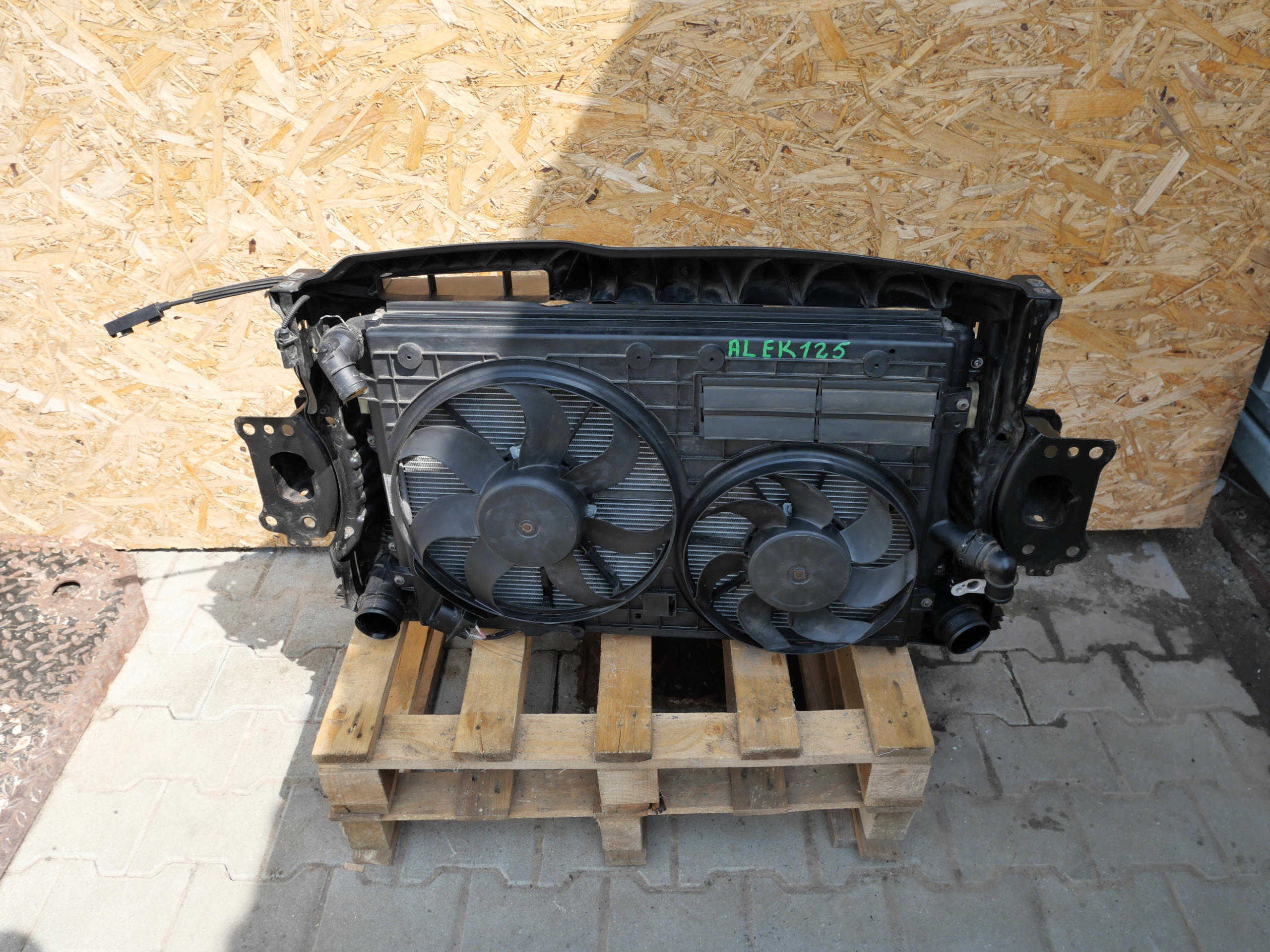 support panel for radiators radiator VW GOLF VI CABRIO 2.0 TDI pillar sider