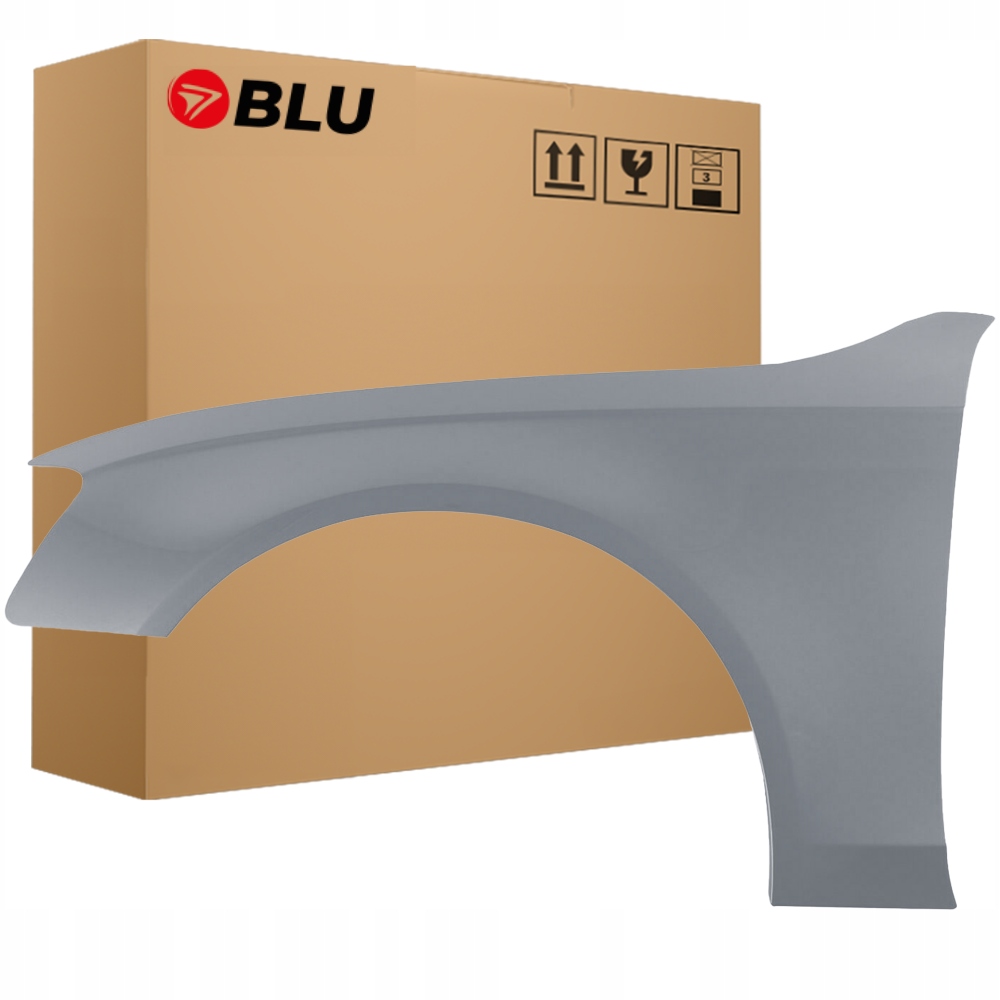 Blu Blatník Audi A4 B8 S4 LX7R levý stříbrný 11-15 přední lift pozink