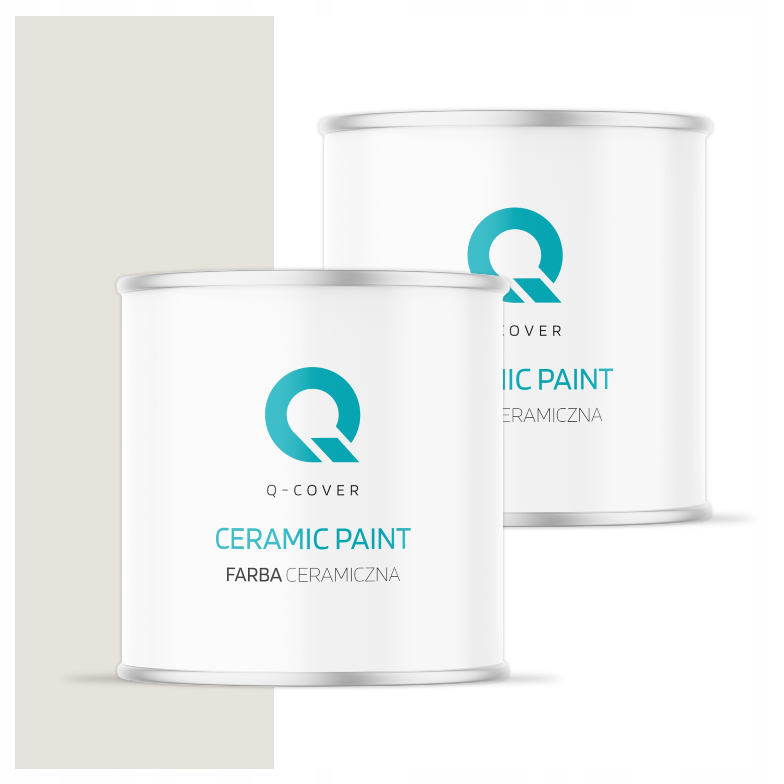 Barva Keramická Omyvatelná interiérová barva 2L Hluboká Matná Bílá Šedá H1276