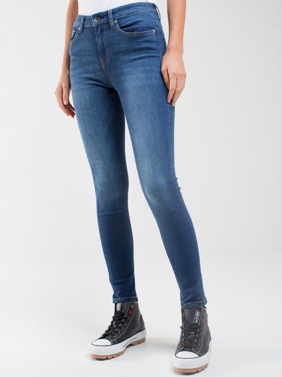 Big Star Dámské skinny džíny modré Ariana 399 30/34