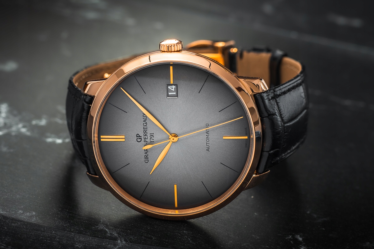 Girard Perregaux zegarek męski 1966 AUTOMATIC 49551 18K ROSE GOLD