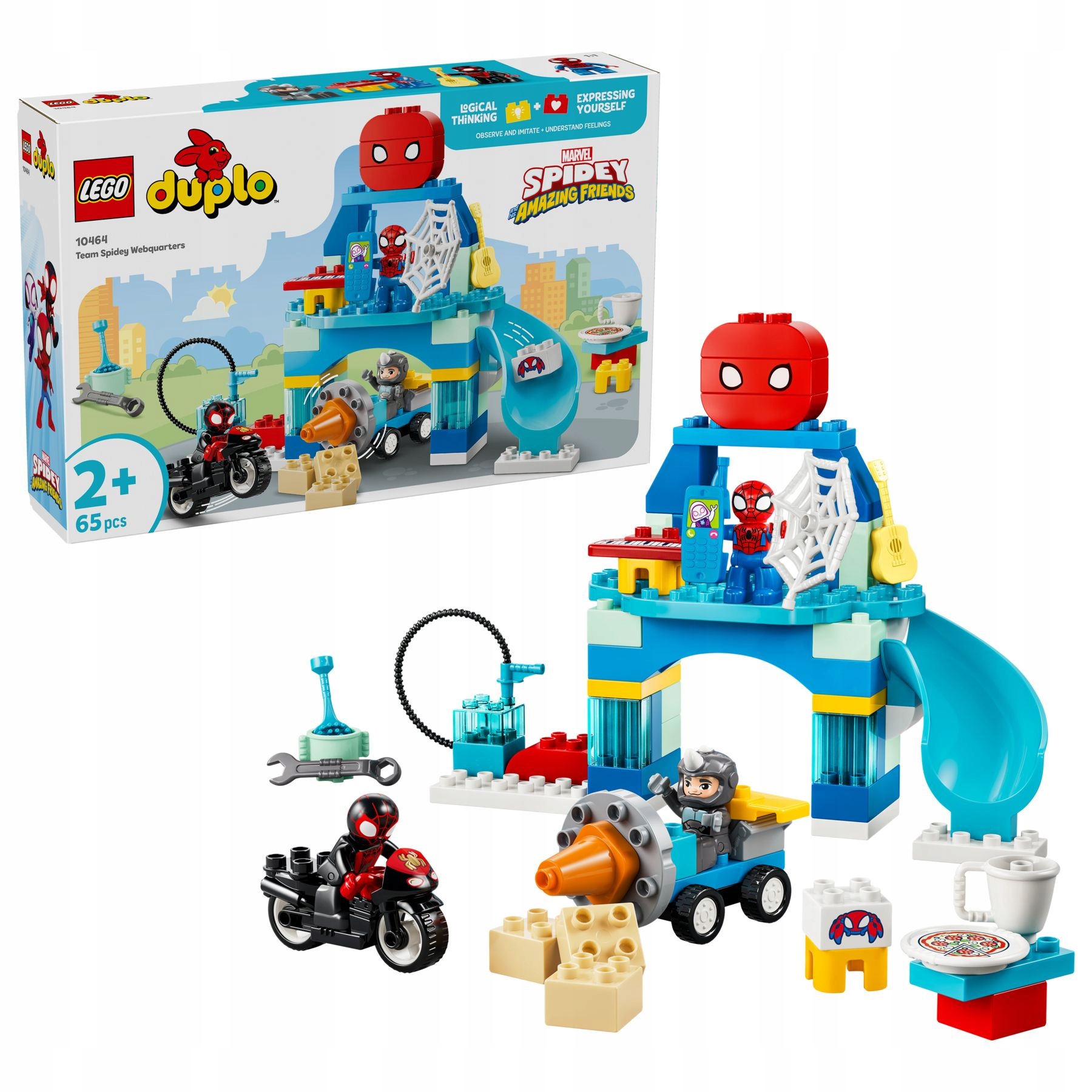 10464 Lego Duplo Úkryt pavoučího týmu