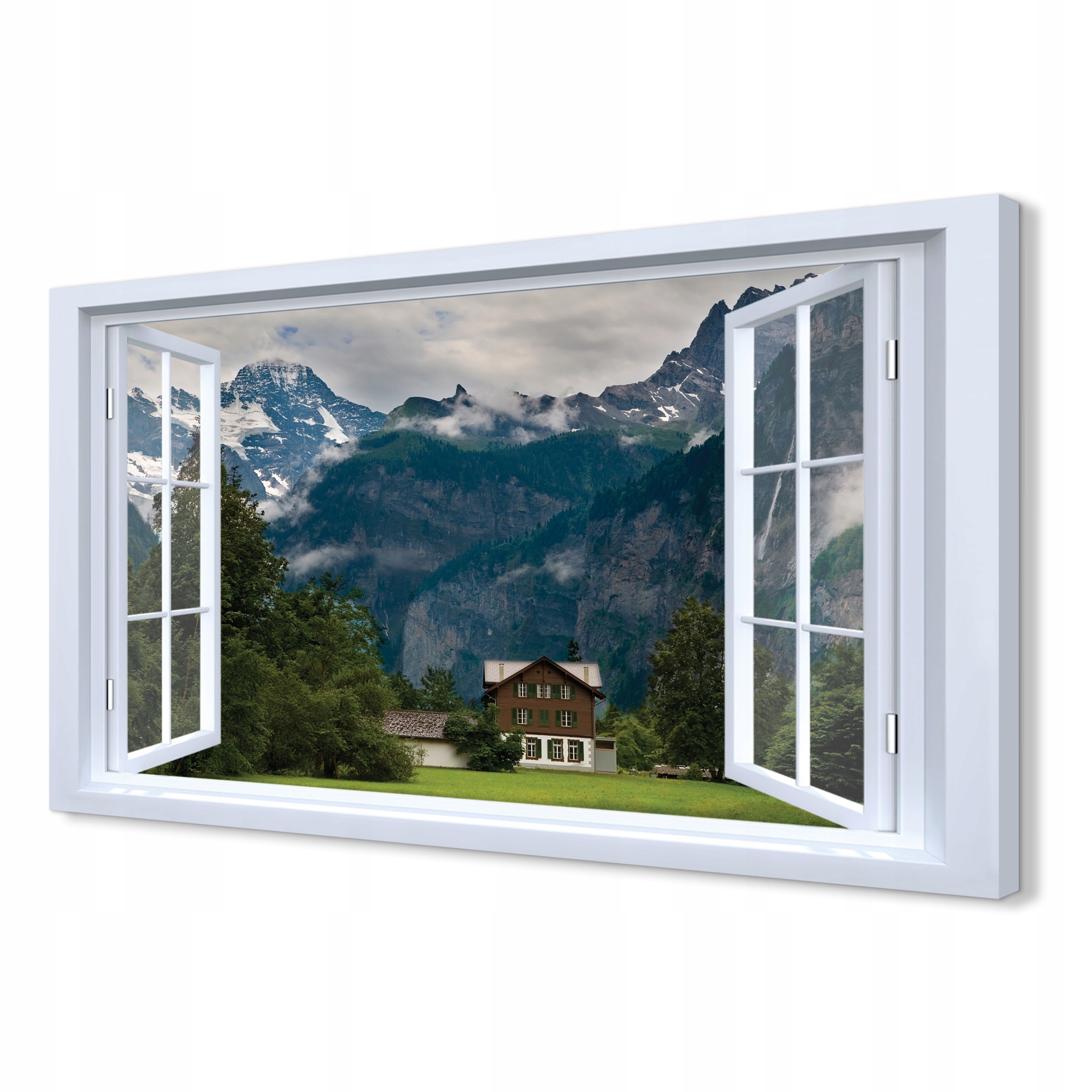 

Canvas 3d Góry Szwajcaria śnieg do pokoju 120x80