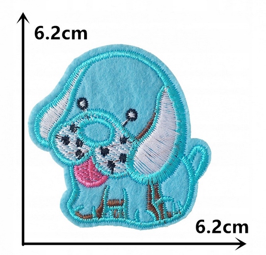 NAKLEJKA APLIKACJA ŁATKA haft piesek c-10 Marka bez marki