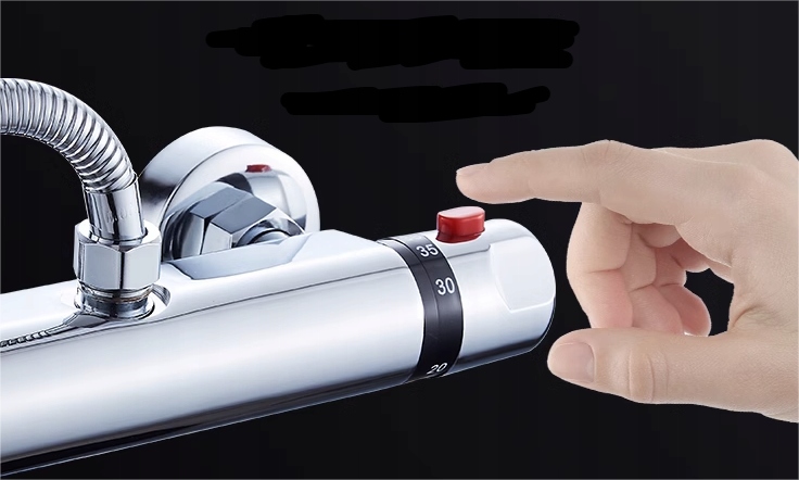 BATERIA TERMOSTATYCZNA PRYSZNICOWA NATRYSKOWA Kolor chrom