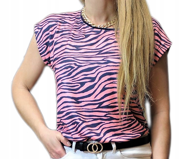 

Kobieca Modna Bluzka Koszulka T-shirt Dużo Wzorów