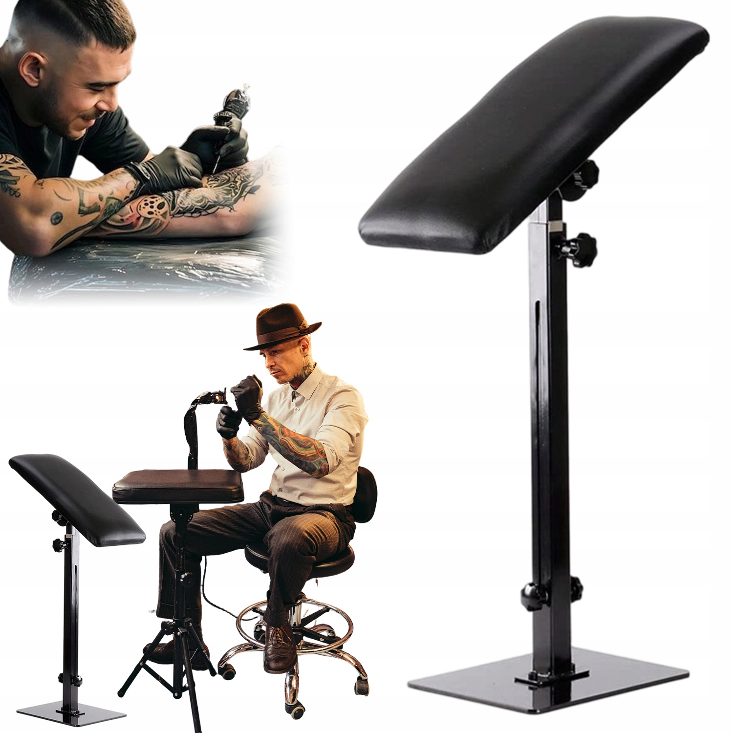 Stabilní Regulovatelná Opěrka Měkká Polštář Pro Tattoo Spa