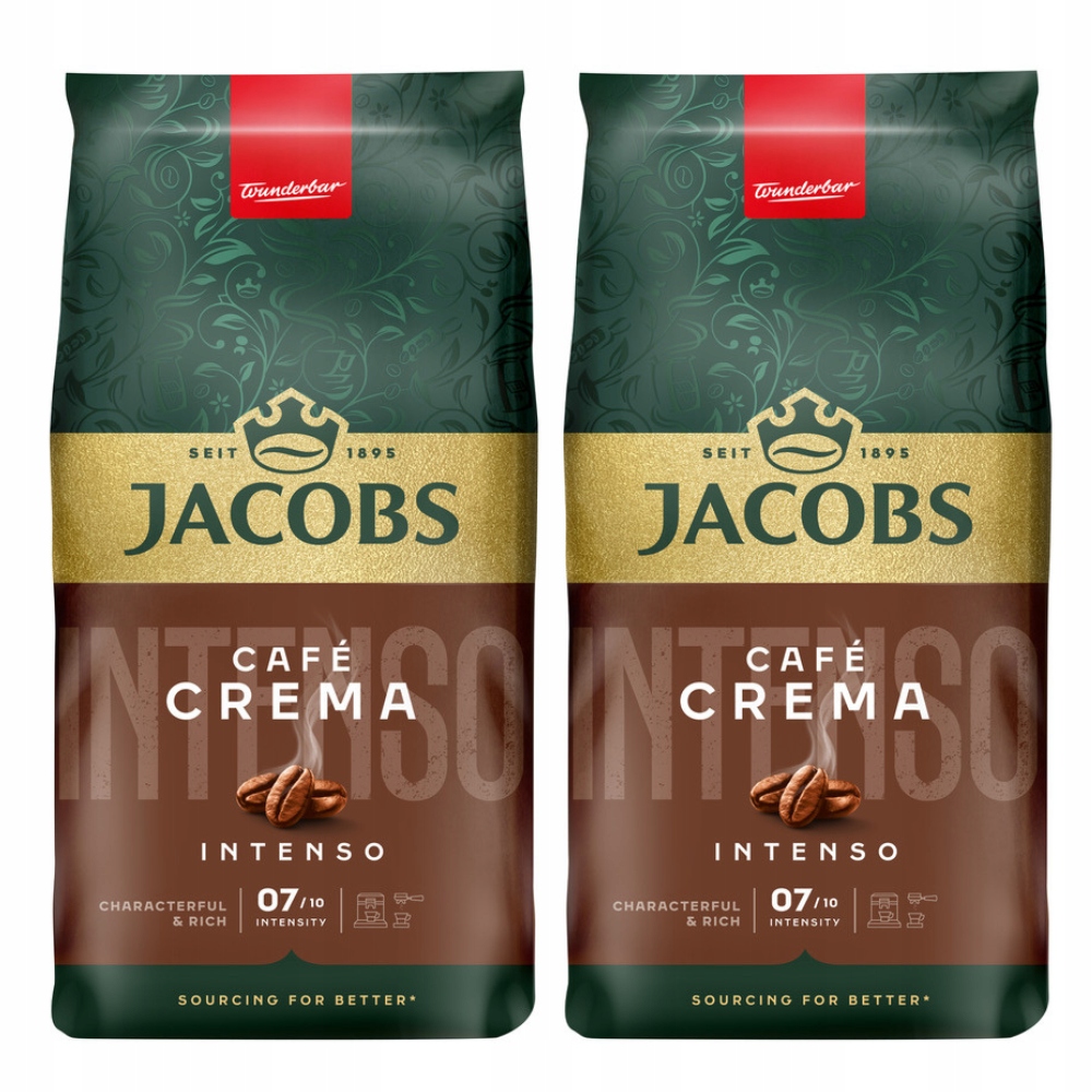 Kawa ziarnista Jacobs Cafe Crema Intenso 2x 1kg
