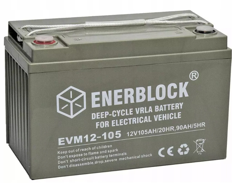 Akumulátor Enerblock Ev-agm 12V 105AH EVM12-105|