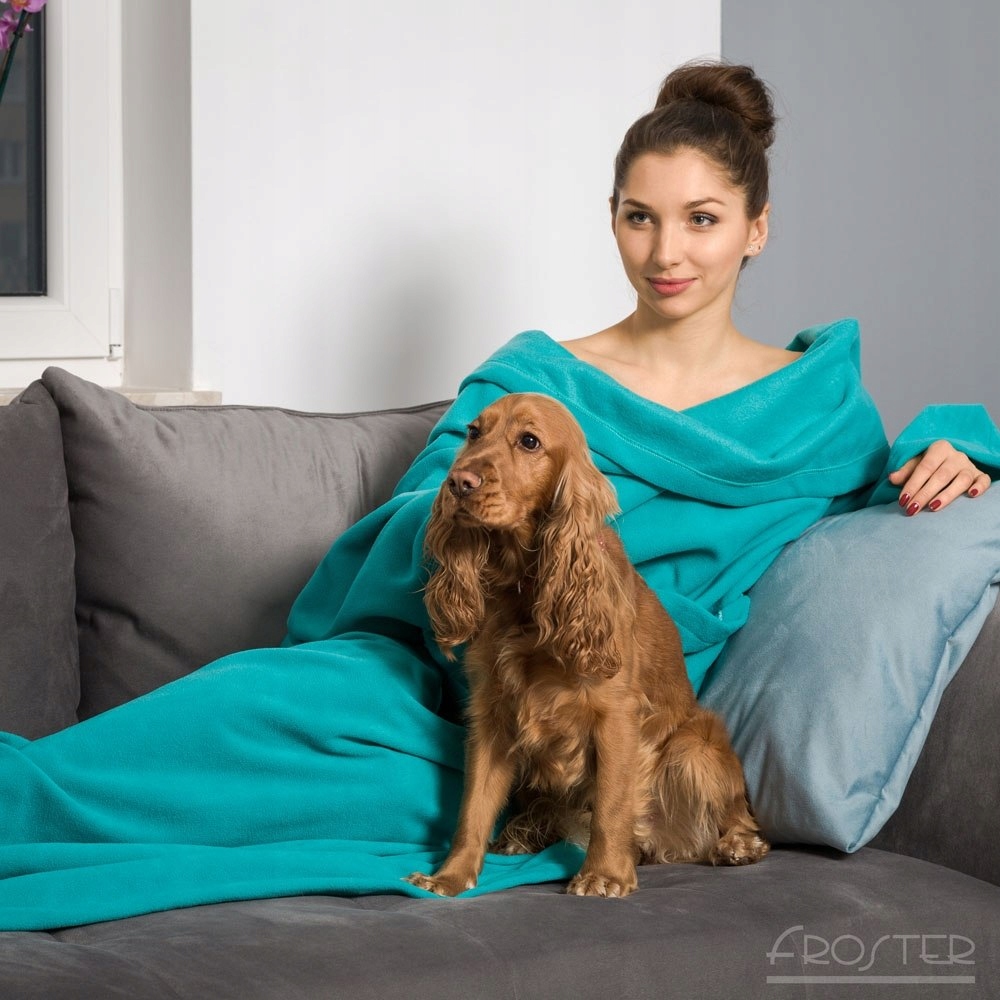 

Koc Bluza Szlafrok Jasny Niebieski Dla Niej Prezen