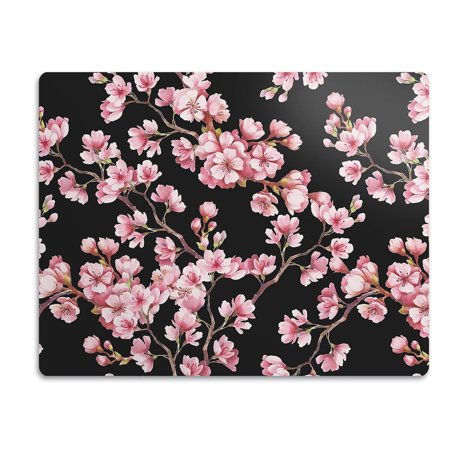 Levně Ochranná podložka pod misky pro psa Květy třešní 90x60