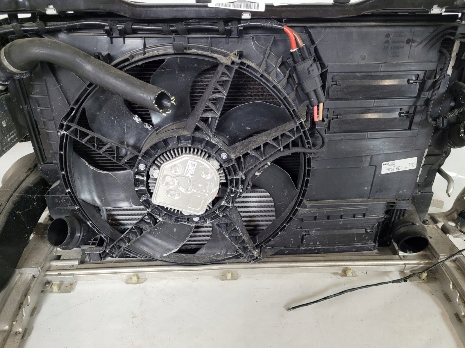 MINI COOPER F55 S 13- support panel for radiators pillar
