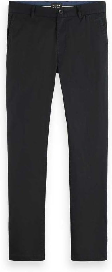 Scotch Soda Tmavě Modré Elegantní Chinos Kalhoty Z Bavlny 34/32 Kwc