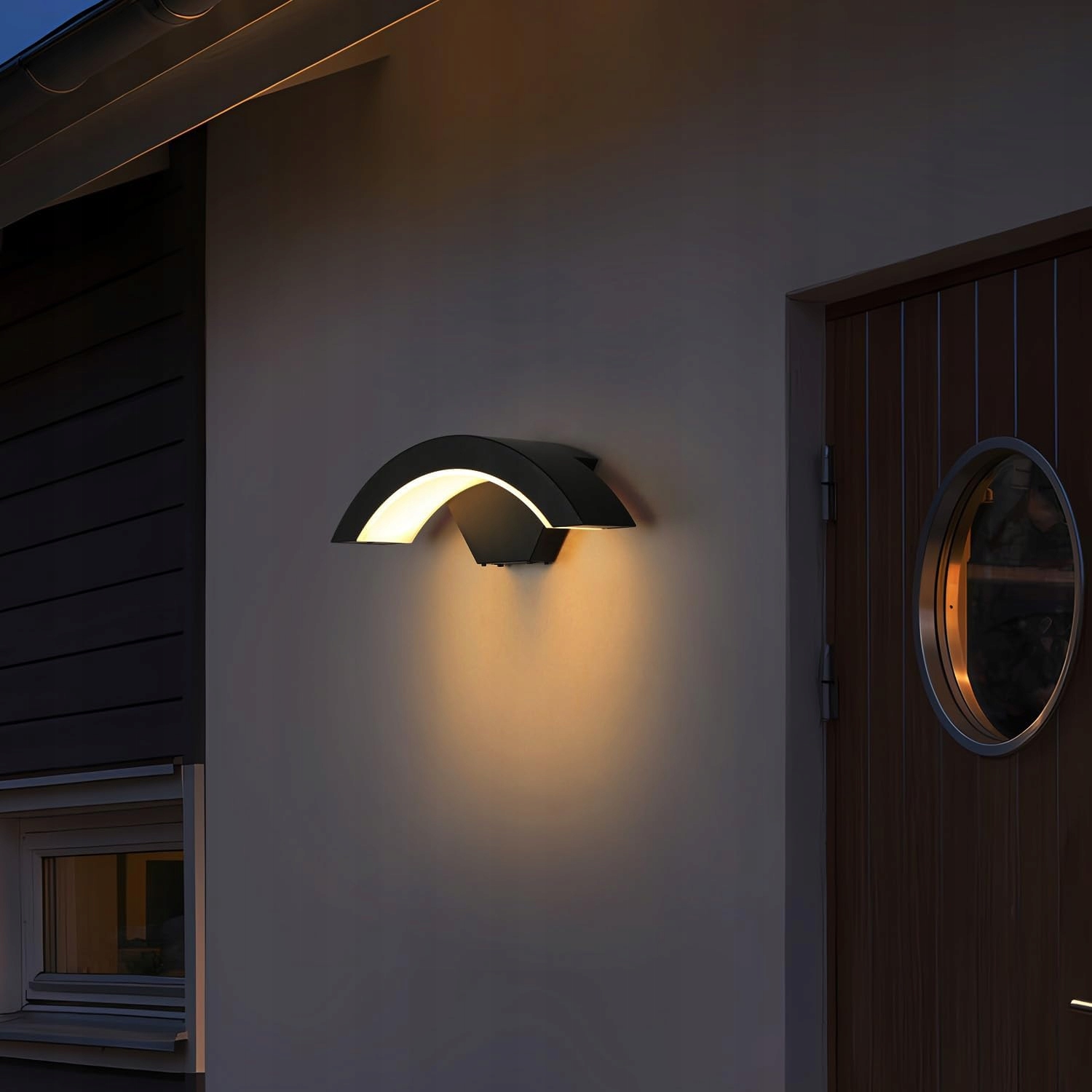 Lampa zahradní fasádní venkovní nástěnné svítidlo Led 18W Hydroizolace IP65