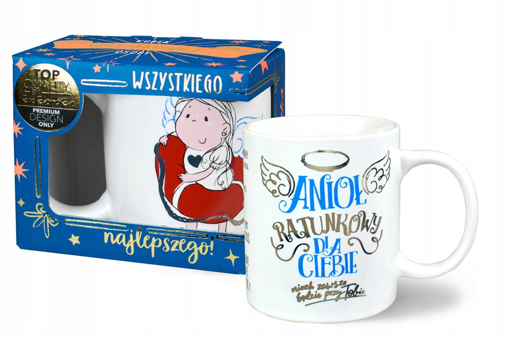 

Kubek z serii premium anioł ratunkowy