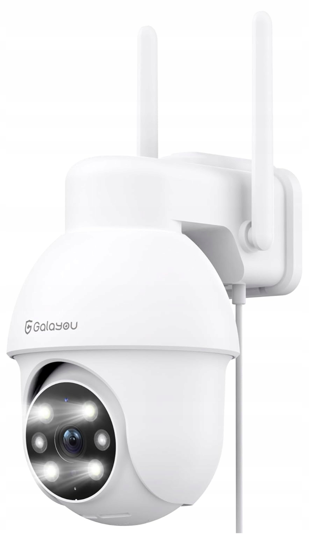 Kamera monitorująca WiFi Ip obrotowa Ptz 2K 360° alarm noktowizor audio