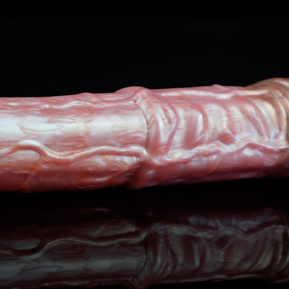 KUAECR Realistyczny Dildo Koński XL Silikonowy Z Przyssawką Dla Dorosłych — miniatura 4