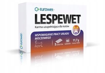 Eurowet Lespewet na močový systém pro kočky 60 tabl.