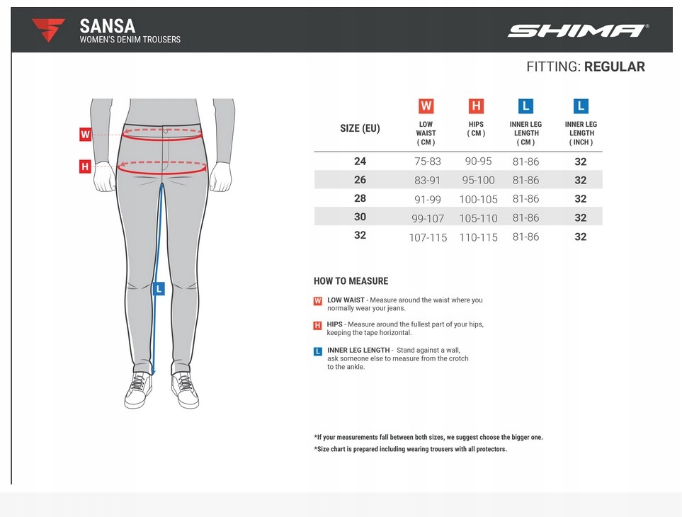 DAMSKIE SPODNIE MOTOCYKLOWE JEANS SHIMA SANSA r 30 Numer katalogowy producenta SHIMA SANSA BLUE 30