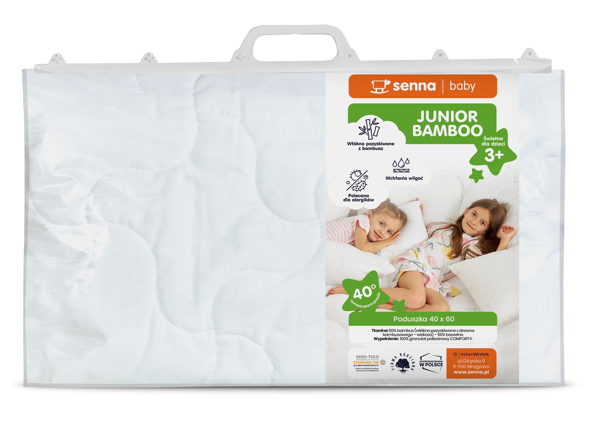 

Inter Poduszka Bambusowa 40X60 Dziecka Bamboo