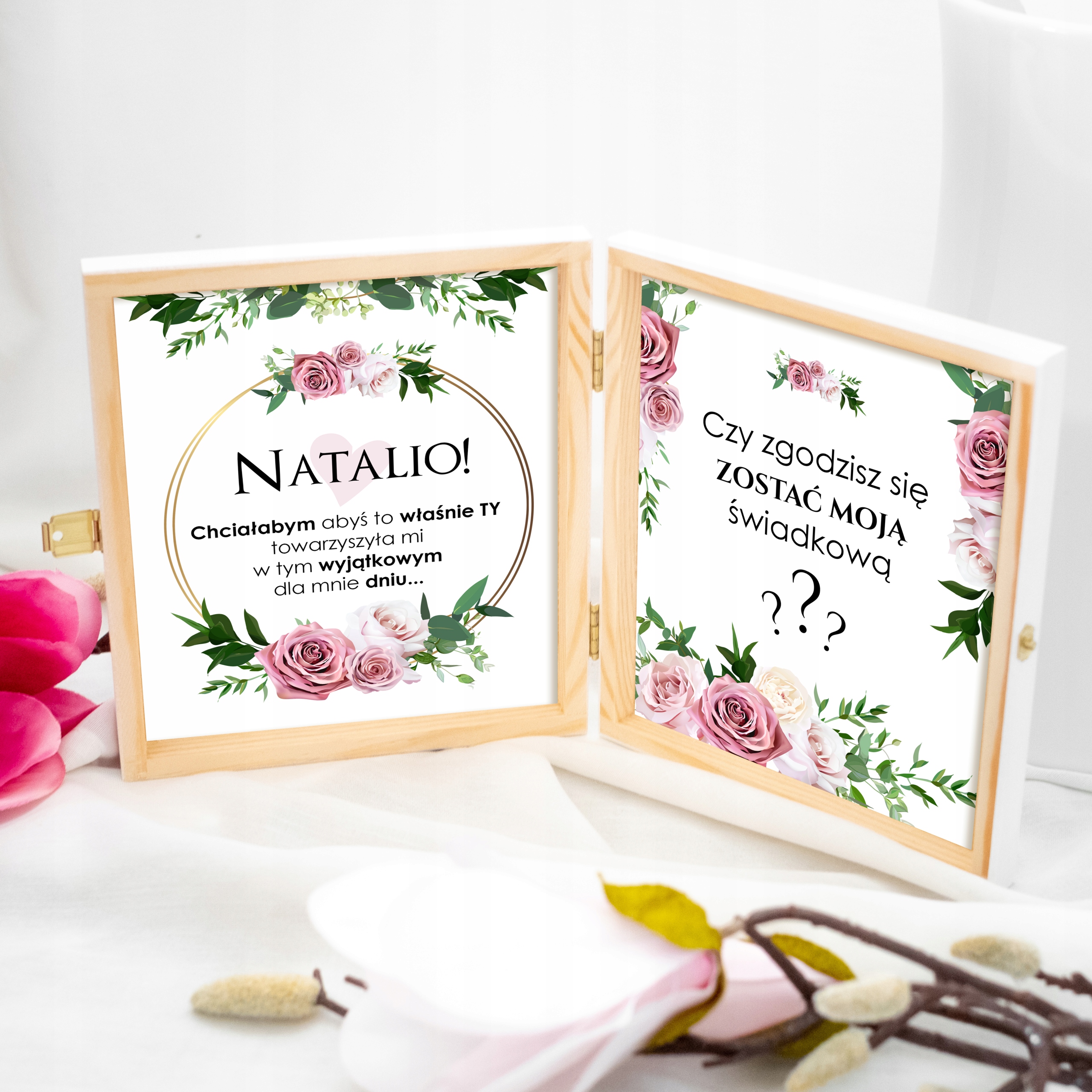 ZAPROSZENIE NA ŚLUB ZAPROSZENIE DLA ŚWIADKÓW Liczba sztuk 1 szt.