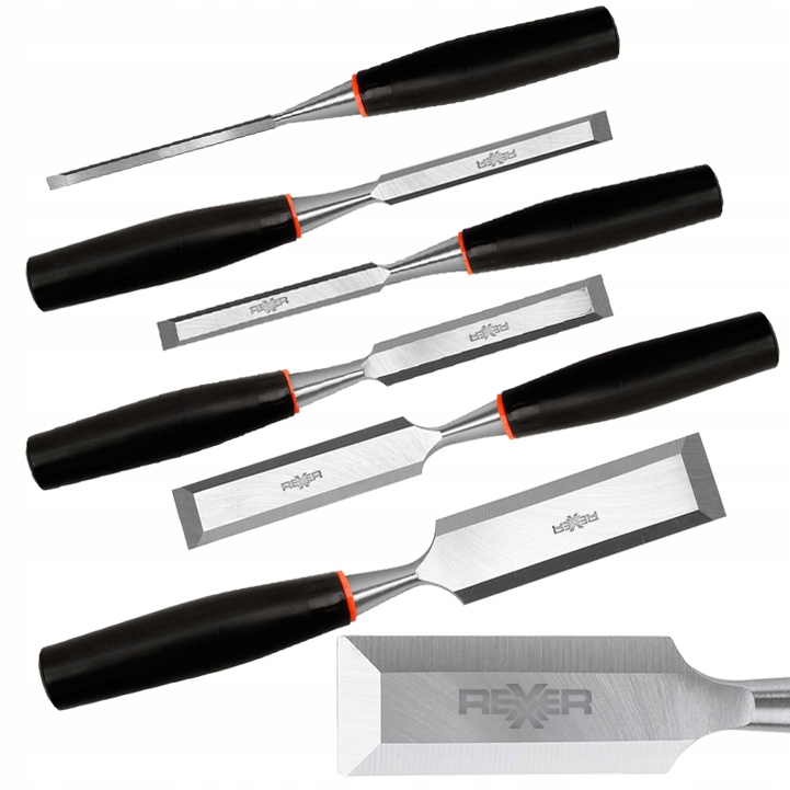 

Dłuta Do Drewna Zestaw 8, 10, 12, 15, 22, 38 mm