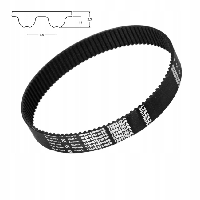 Pás ozubený Htd 3M 345 šířka 45 mm Optibelt 115 zubů