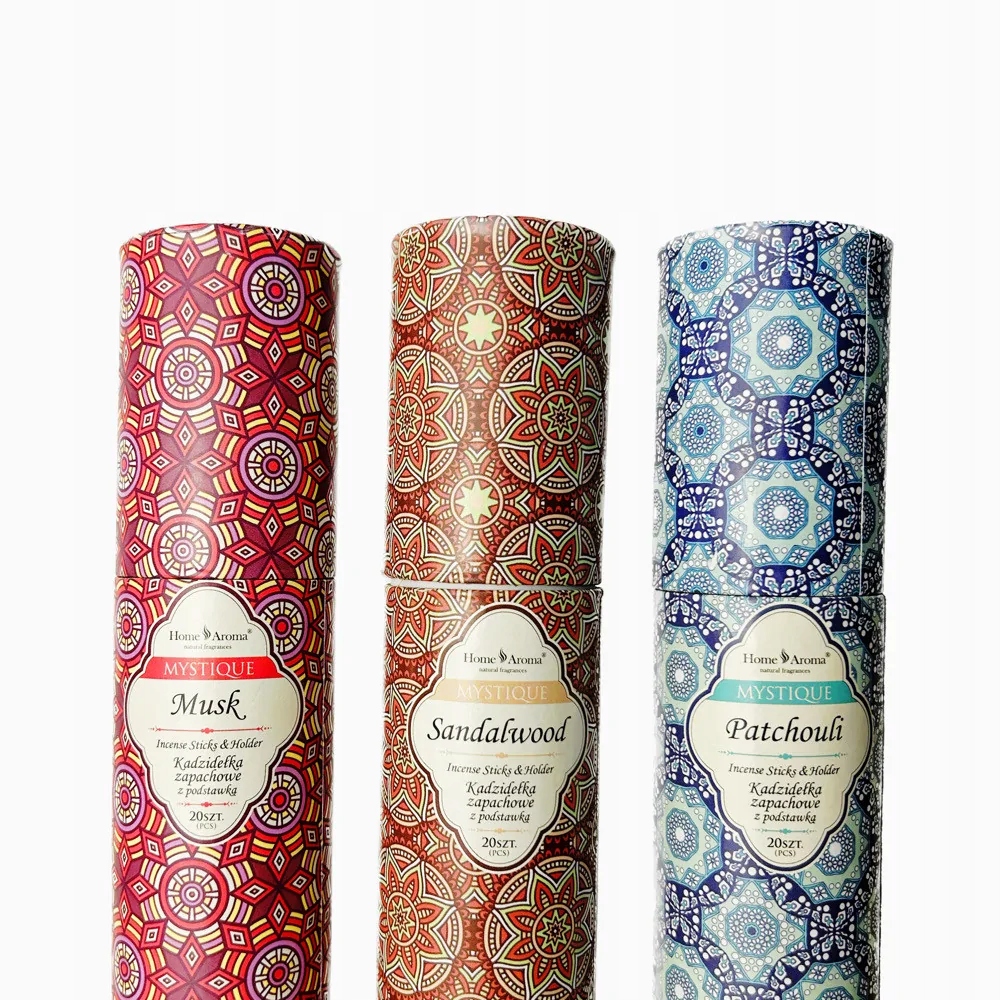 Kadzidełka Zapachowe w Tubie z Podstawką 20 patyczków