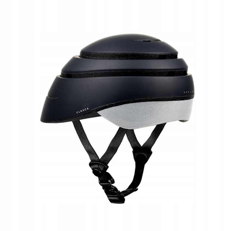 Kask rowerowy Closca Loop składany miejski L 60–63 cm czarny