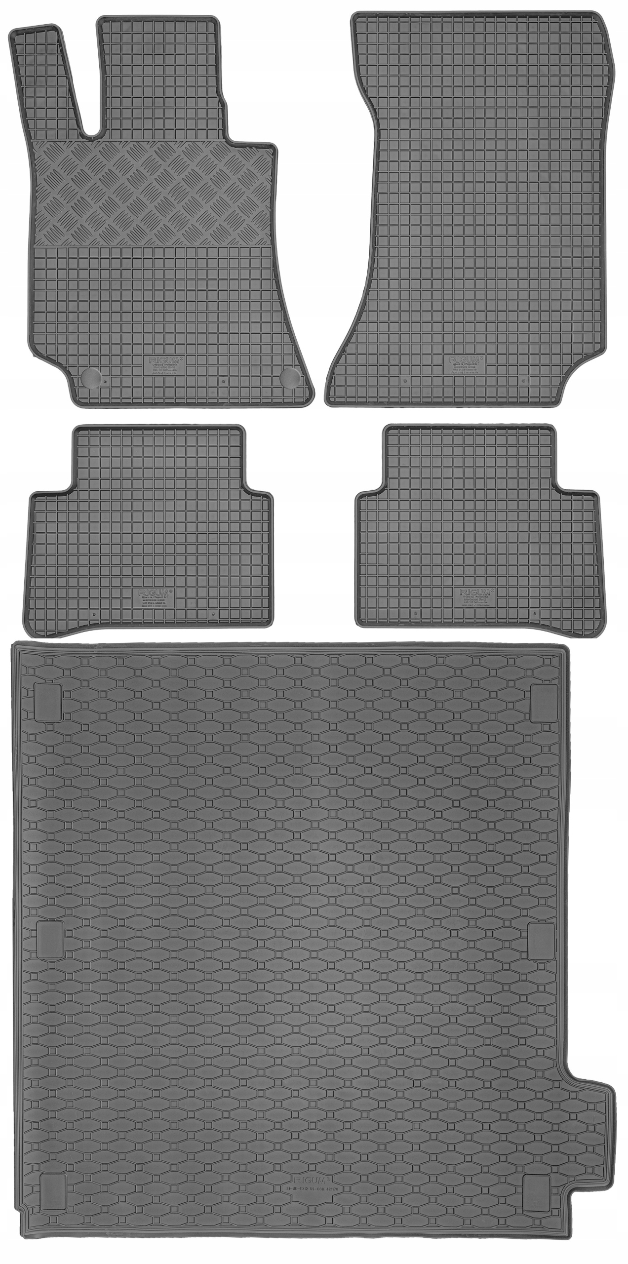 Mercedes E-Class W212 Kombi od roku 2009-10.2016 Sada Koberčeky batožinový priestor