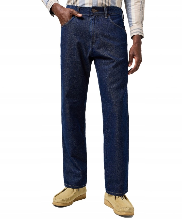 Wrangler Frontier 880 Relaxed Straight 112364502 Rinsed Night W31 L32 Volný střih