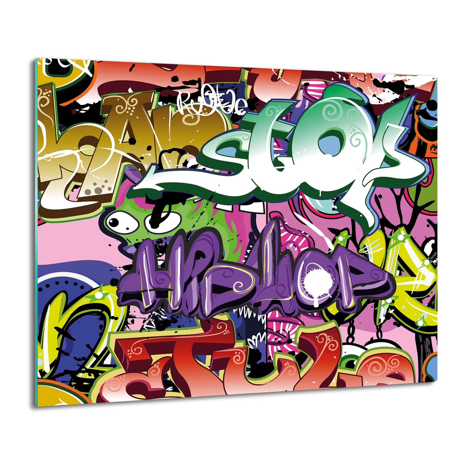 splashback s grafikou Graffiti zeď stěna 60x52