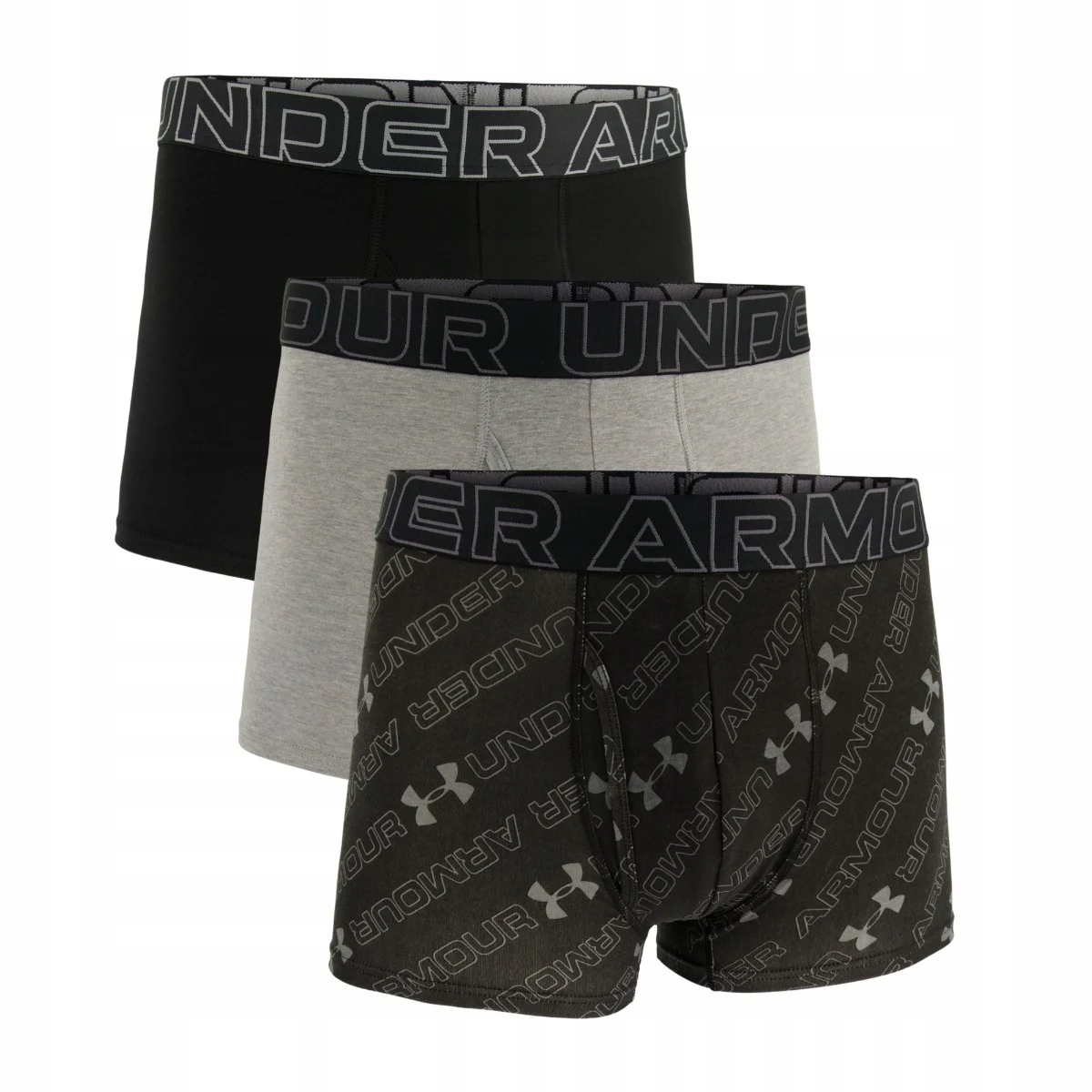 Under Armour Boxerky M Ua Perf Cotton Nov 3in-BLK