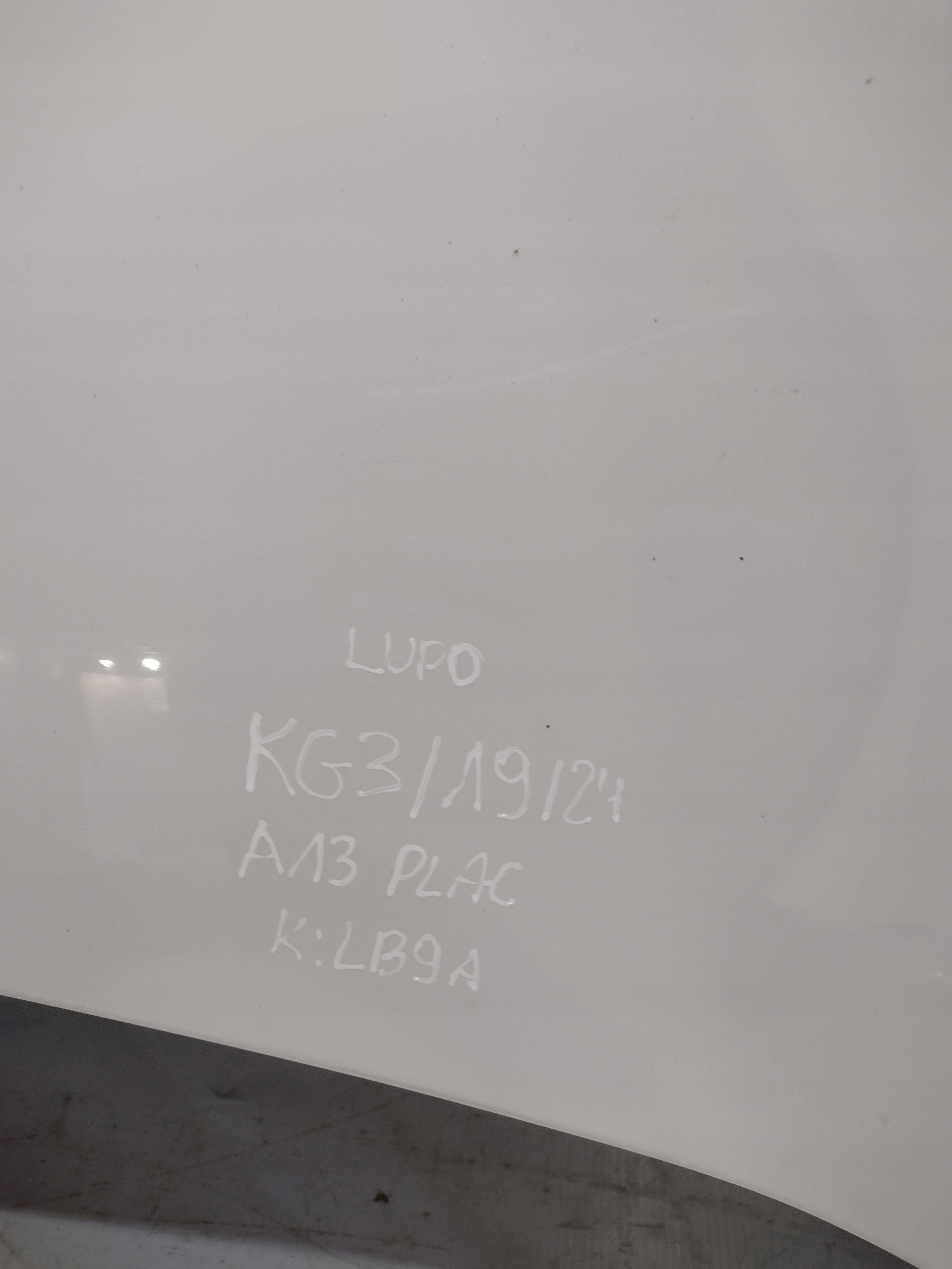 Capot Volkswagen Lupo k: LB9A