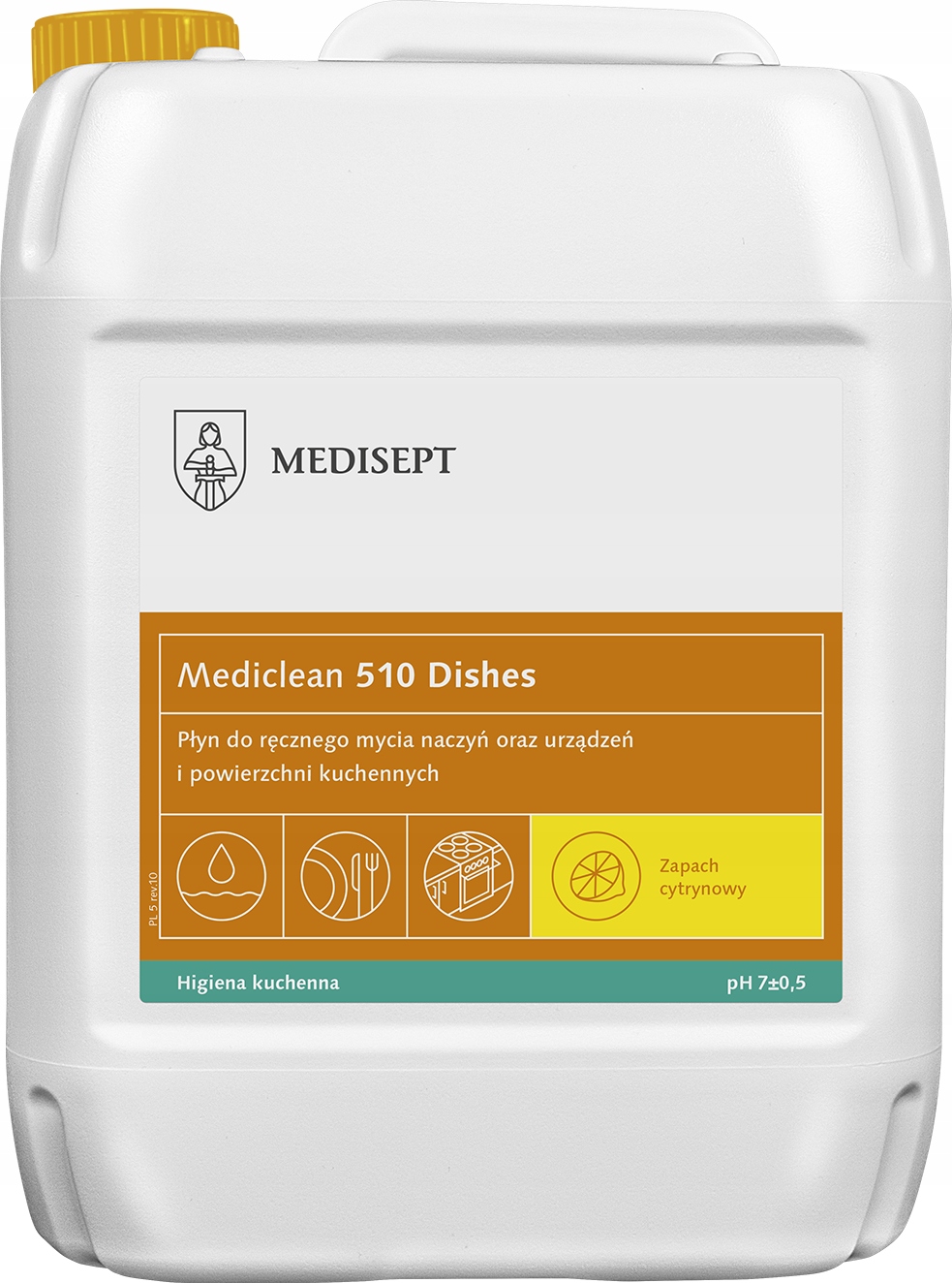 

Płyn do mycia naczyń Mediclean 510 5L Cytryna