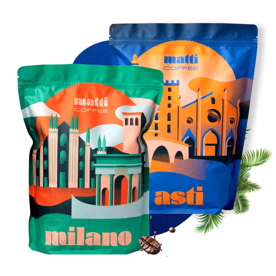 Levně Set 2x1KG Káva Do Kávovaru Čerstvě Pražená Čokoláda Ořech