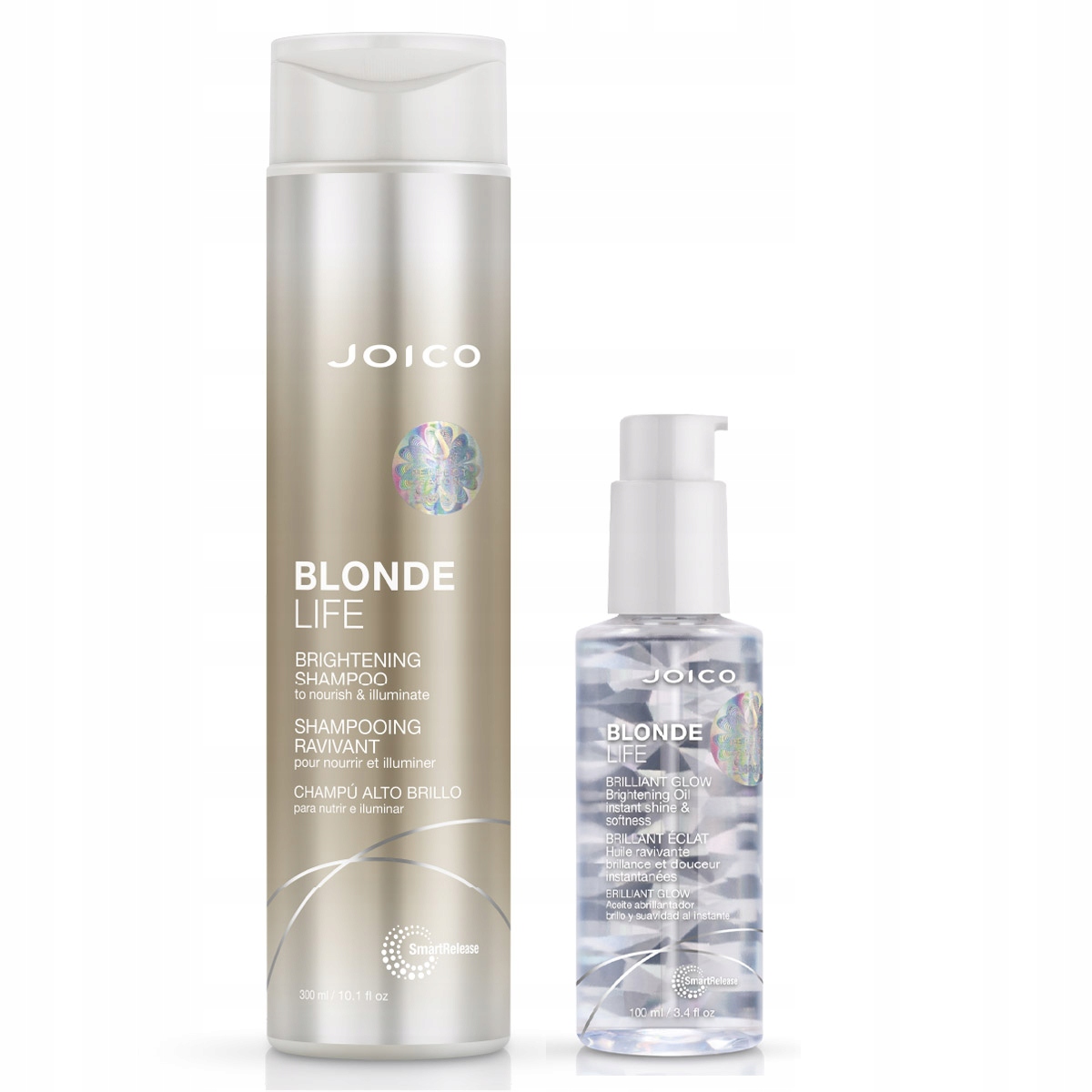 Joico Blonde Life rozjasňující sada pro blond vlasy šampon olej