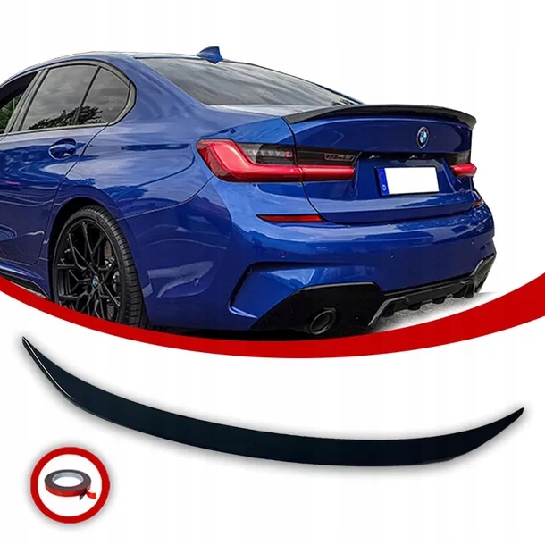 Bmw G20 G80 Letka Spoiler Doplněk Mp Look Černý Lesk