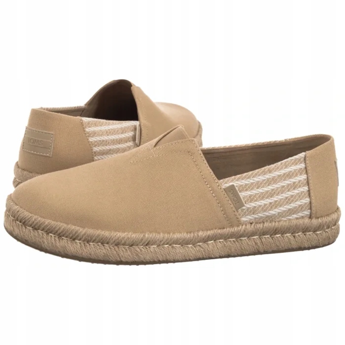 Pánské boty Espadrilky Toms Alpargata Rope 2.0 Oatmeal 10023184 Béžové