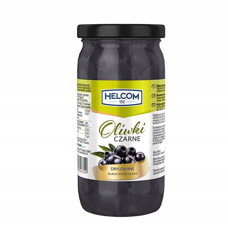 

Helcom Oliwki czarne drylowane 230g