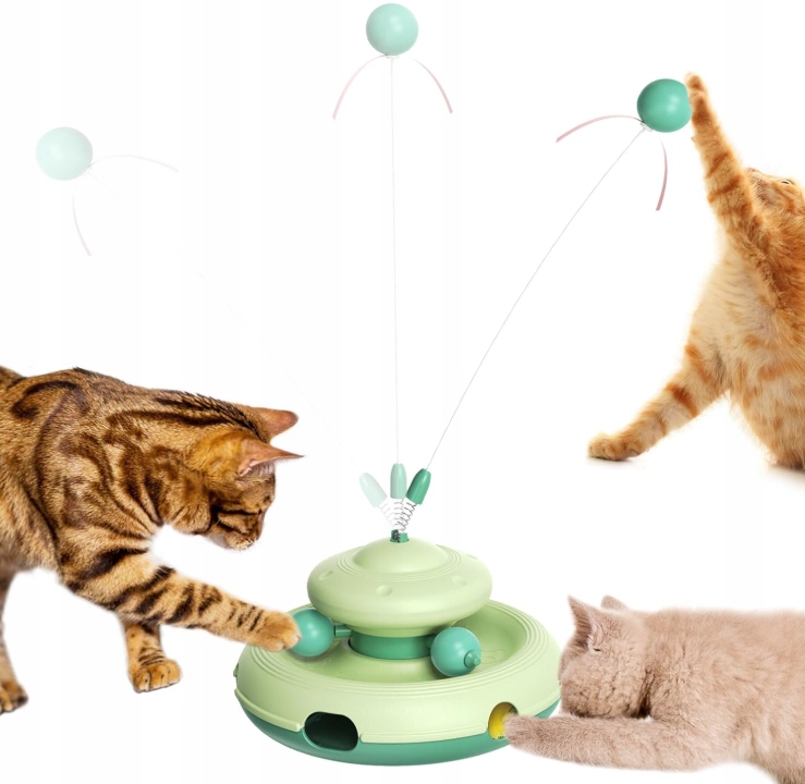 Levně 3-v-1 Interaktivní Hračka pro kočky