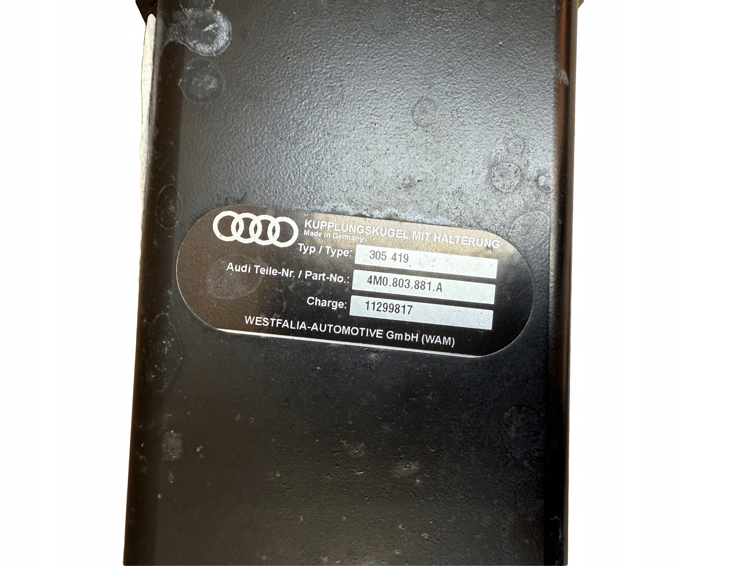 AUDI Q7 4M tow 4M0803881A
