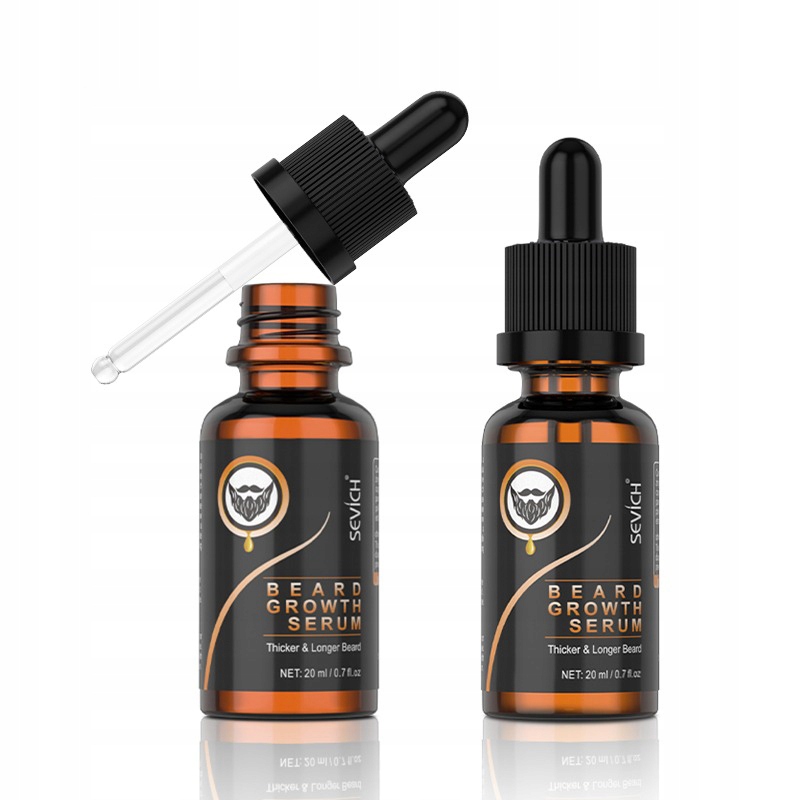 Serum Gęsta Broda Wzrost Porost Naturalny Rodzaj serum