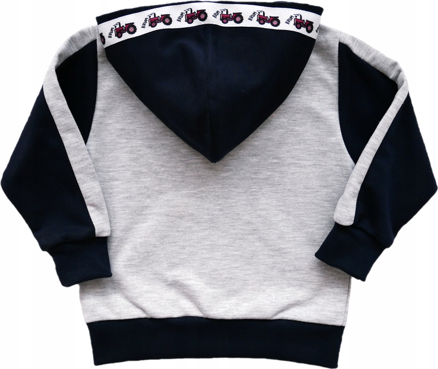 Komplet dresowy z traktorem Revaj 74 szary Płeć chłopcy