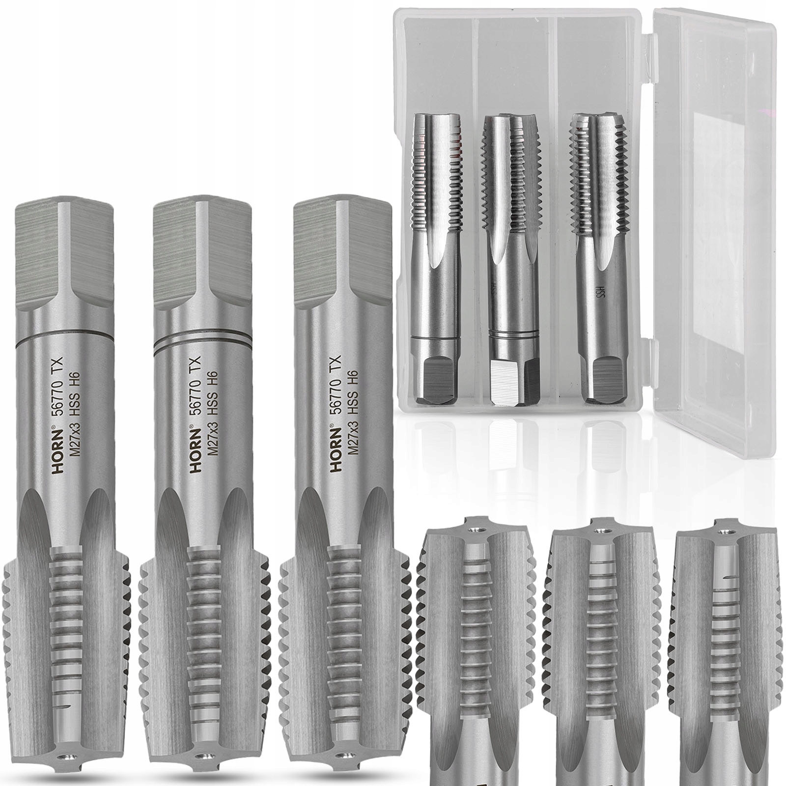 

Gwintownik M27 Hss Gwint M27x3.00 mm Komplet 3szt