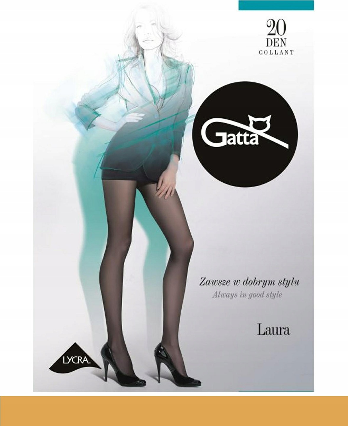

Gatta Laura 20 Rajstopy damskie wz.00/2-S/Golden