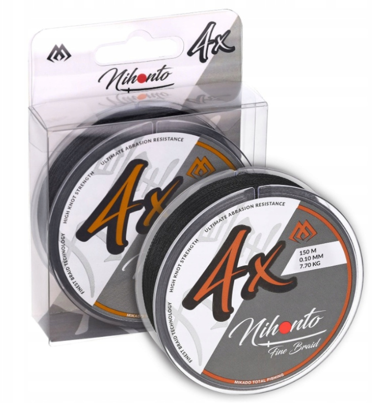 Mikado Plecionka Nihonto Fine 0,08mm Black 150m