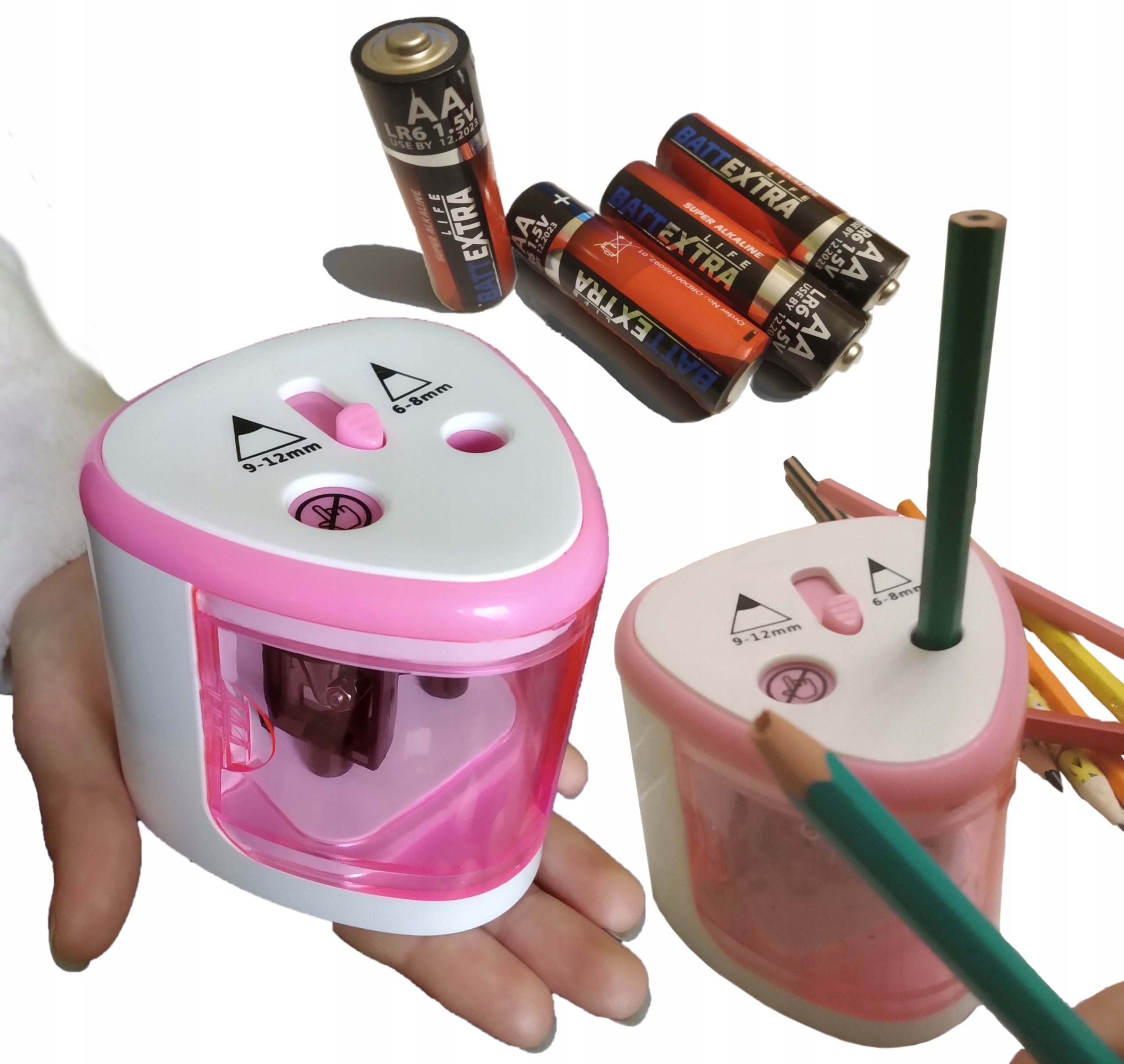 

Temperówka Elektryczna Podwójna Strugaczka Baterie