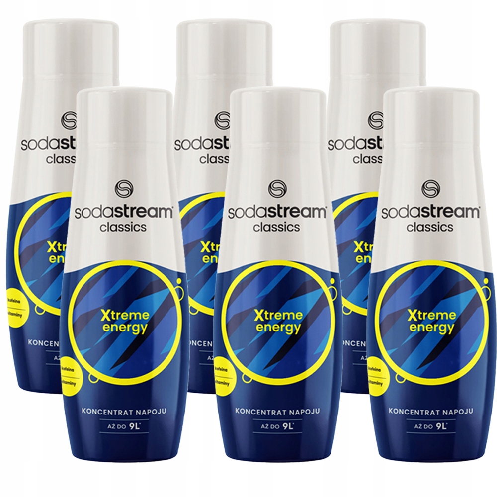 Sada sirupů do saturátoru Sodastream Energy koncentrát 6 x 440 ml